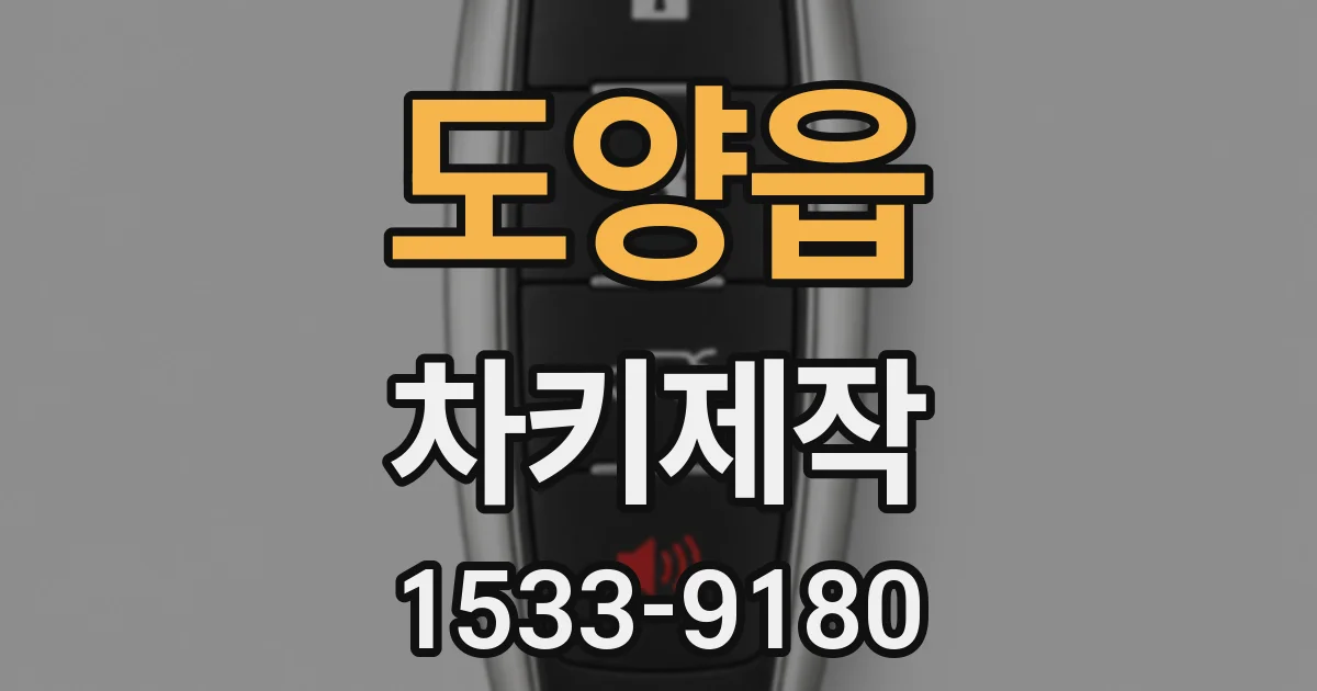도양읍 차키제작