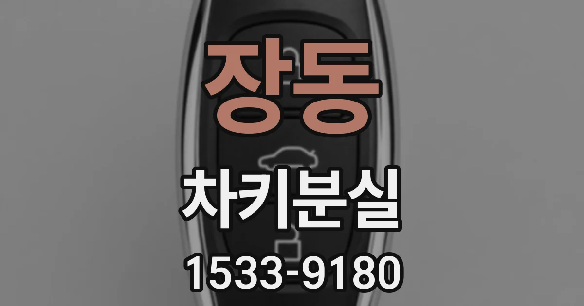 장동 차키분실
