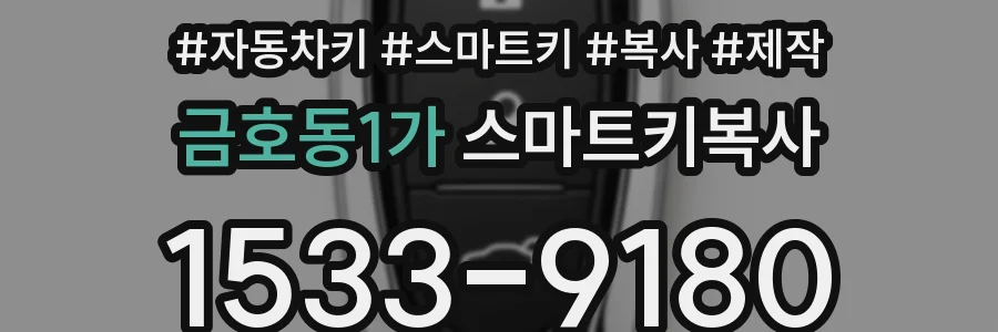 금호동1가 스마트키복사