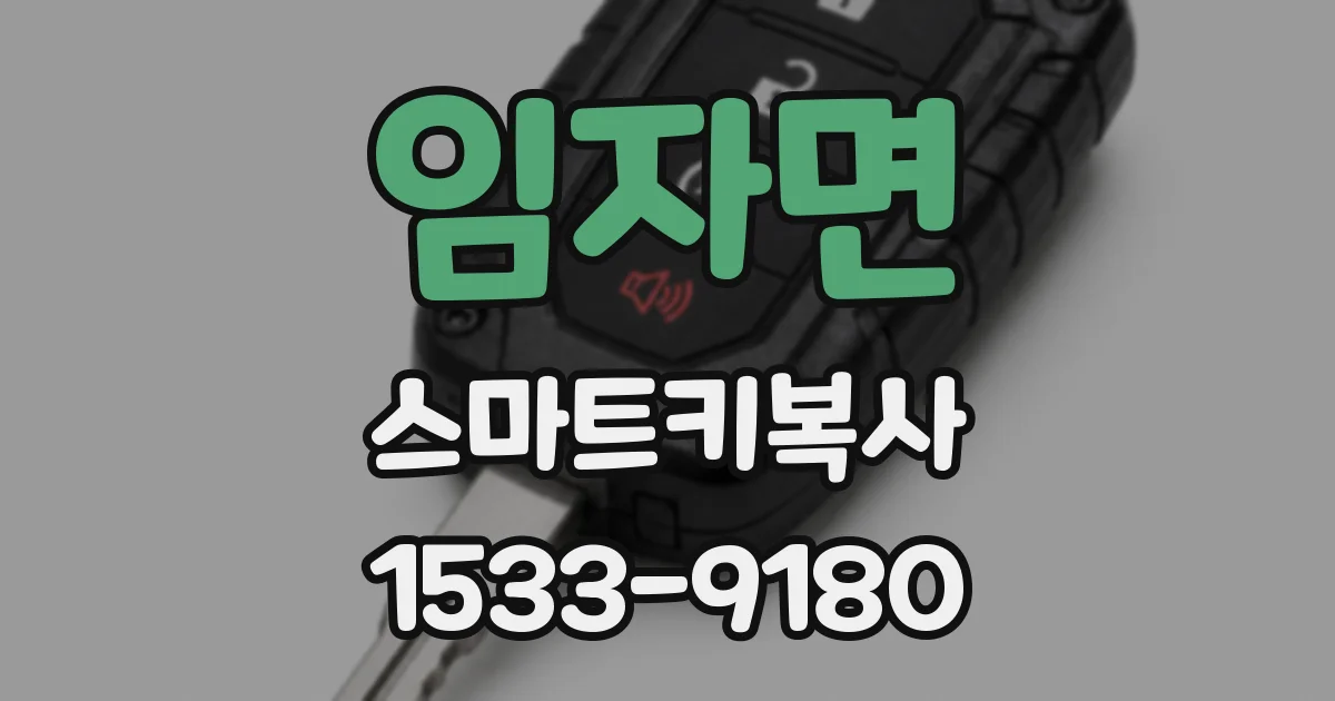 임자면 스마트키복사