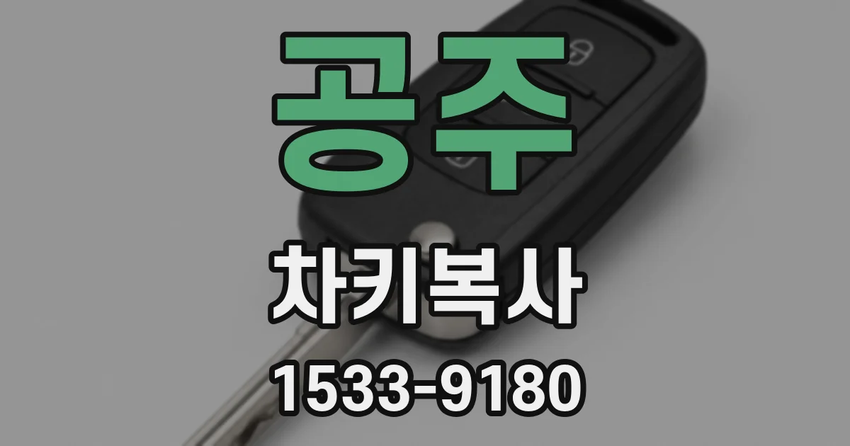 공주 차키복사