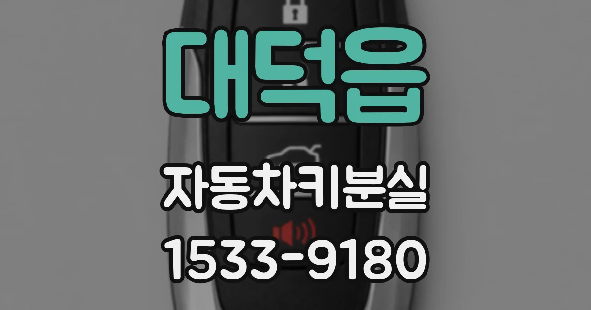 대덕읍 자동차키분실