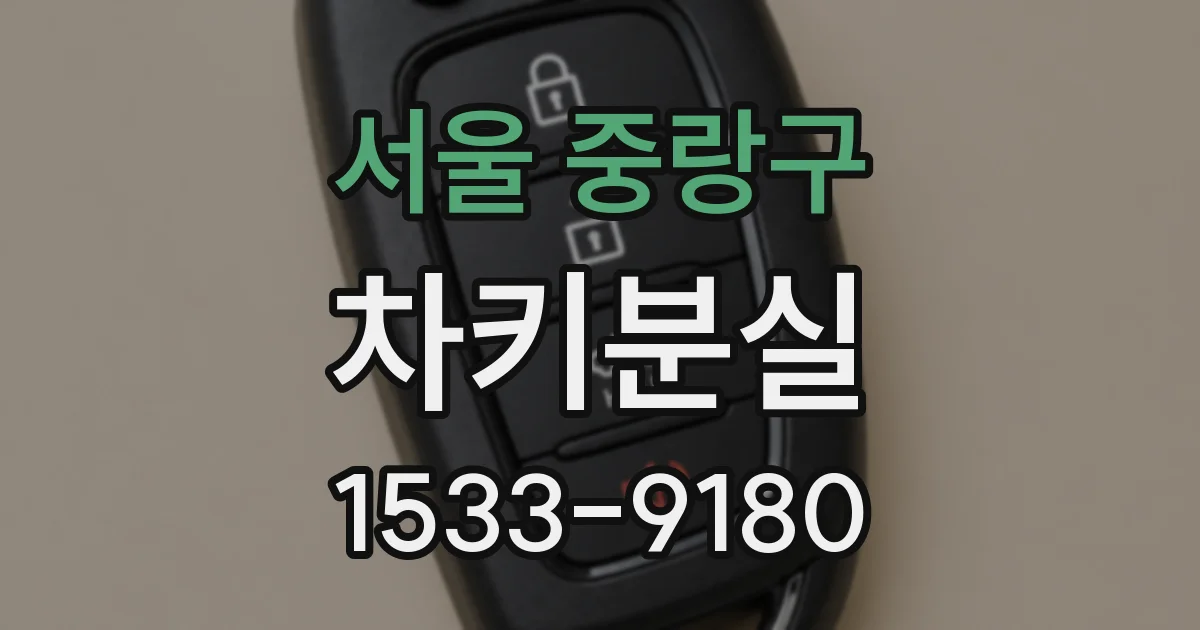 서울 중랑구 차키분실
