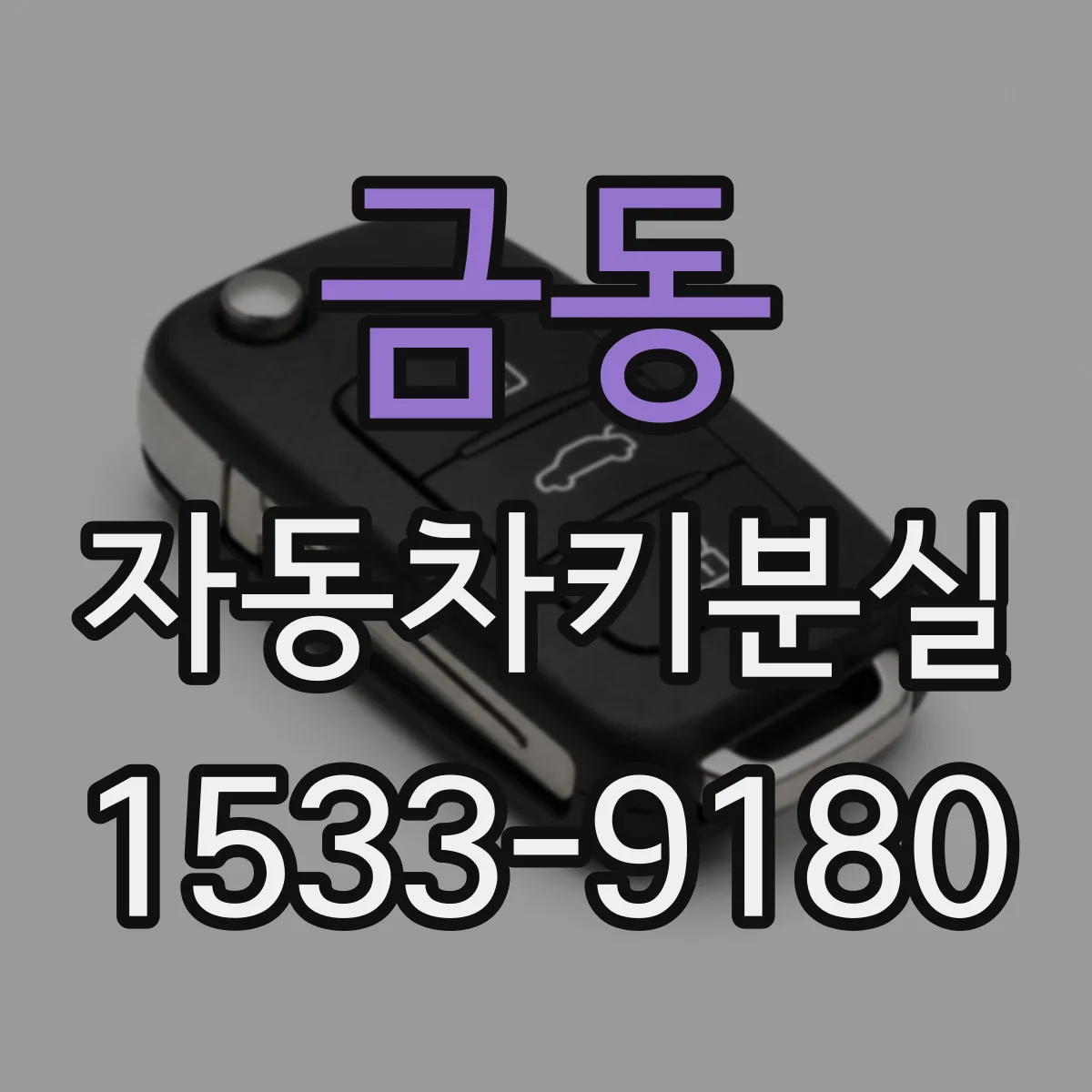 금동 자동차키분실