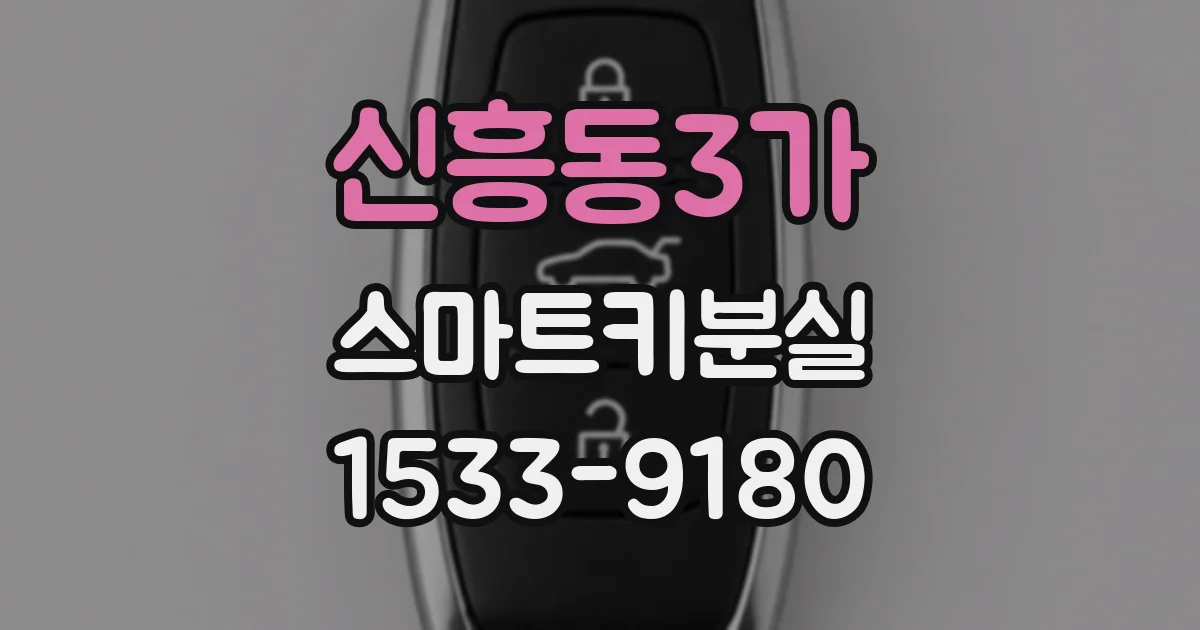 신흥동3가 스마트키분실
