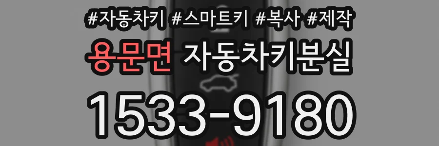 용문면 자동차키분실