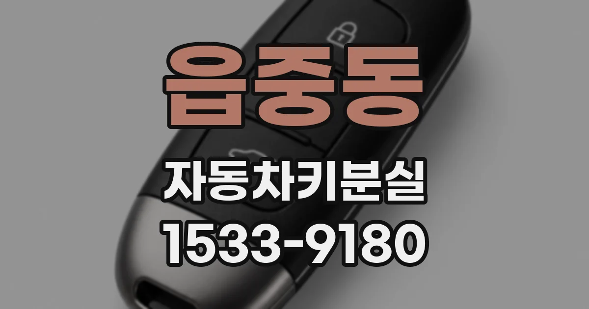 읍중동 자동차키분실