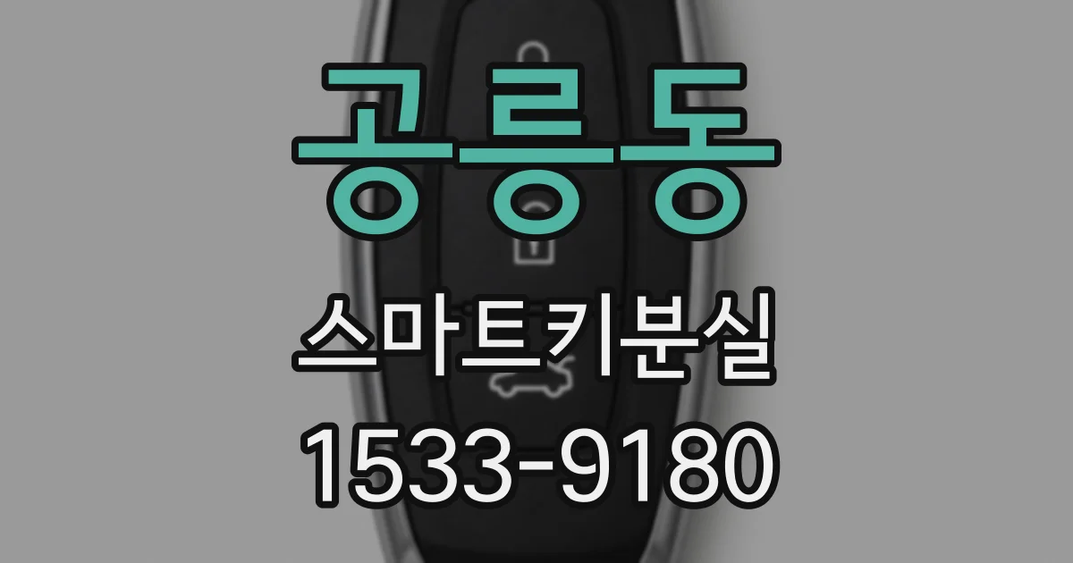 공릉동 스마트키분실