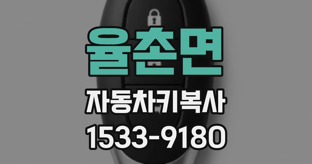 율촌면 자동차키복사