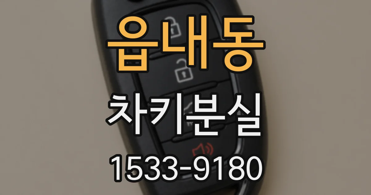 읍내동 차키분실