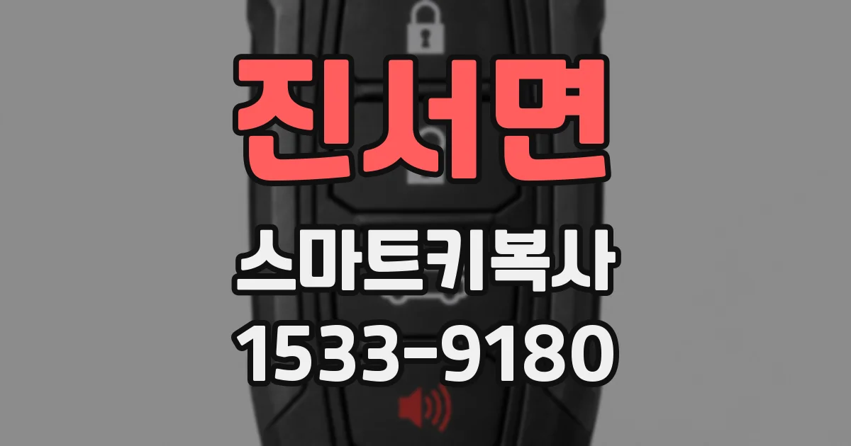 진서면 스마트키복사