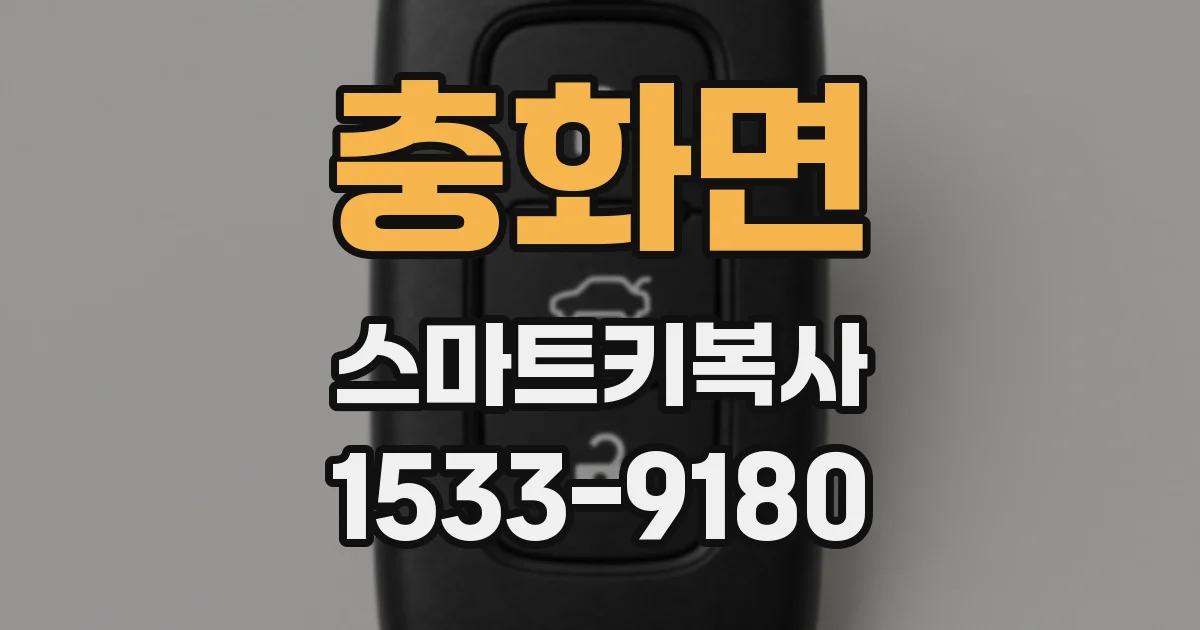 충화면 스마트키복사