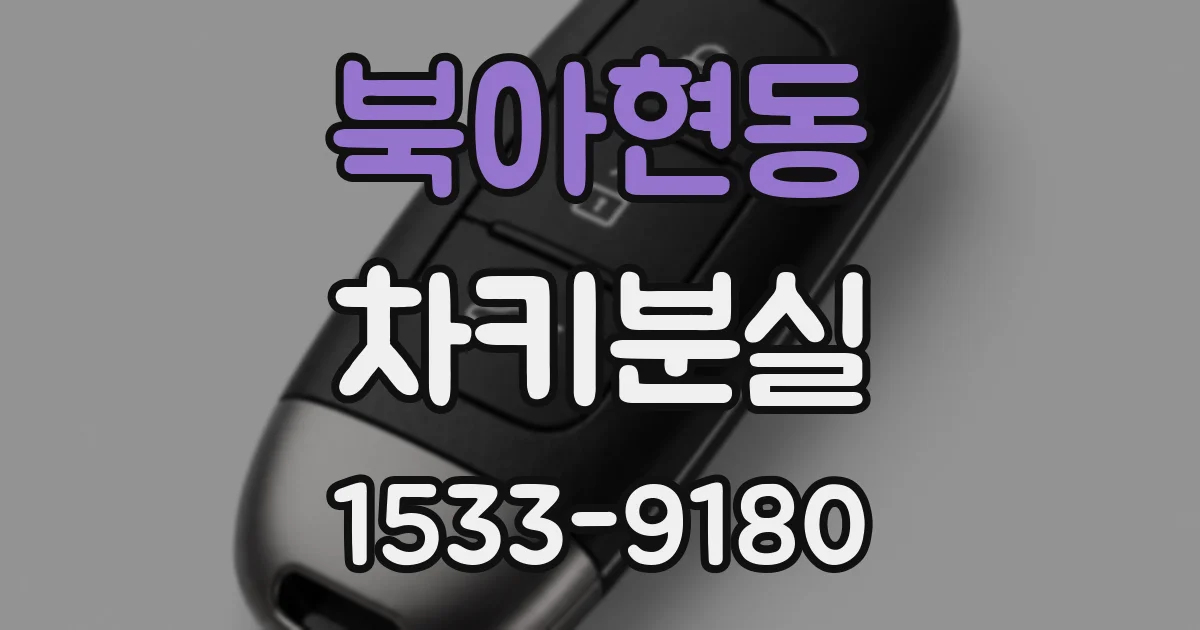 북아현동 차키분실