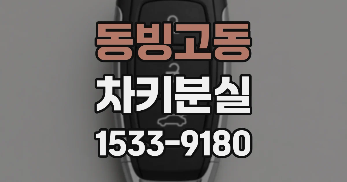 동빙고동 차키분실