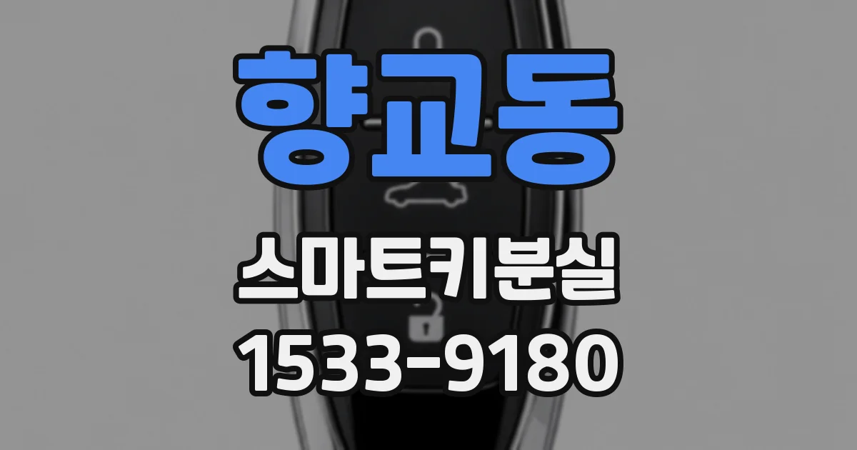 향교동 스마트키분실