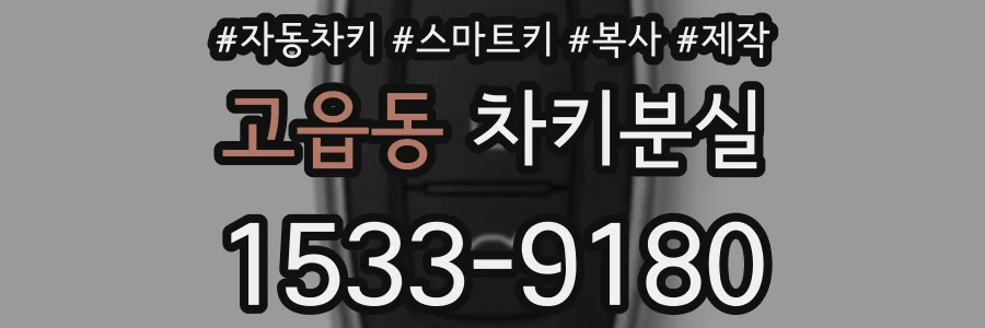 고읍동 차키분실