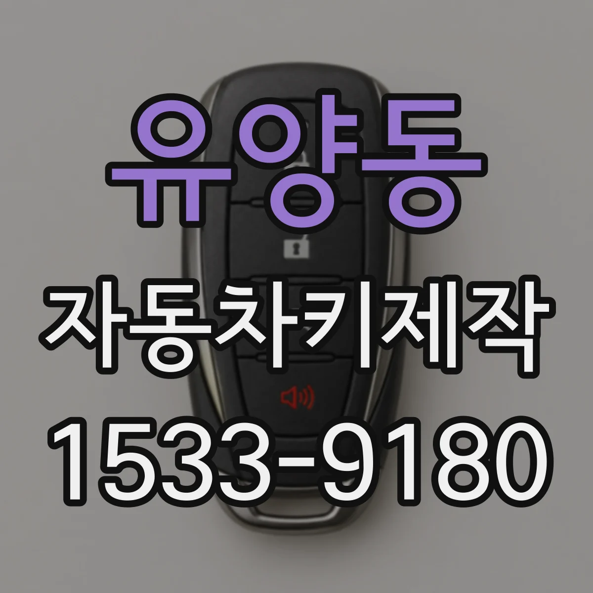 유양동 자동차키제작