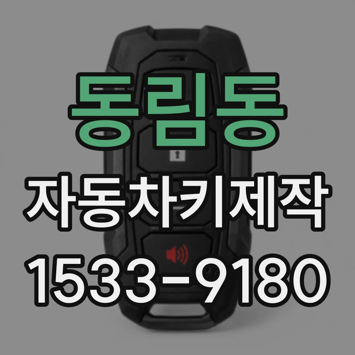 동림동 자동차키제작