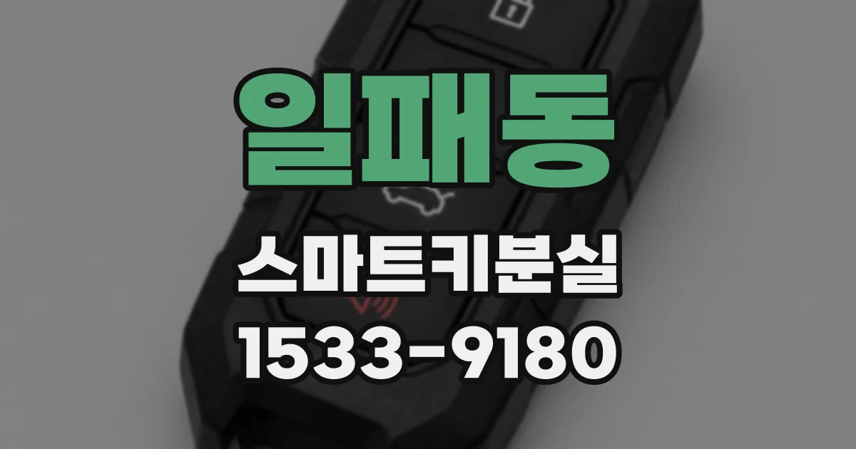 일패동 스마트키분실