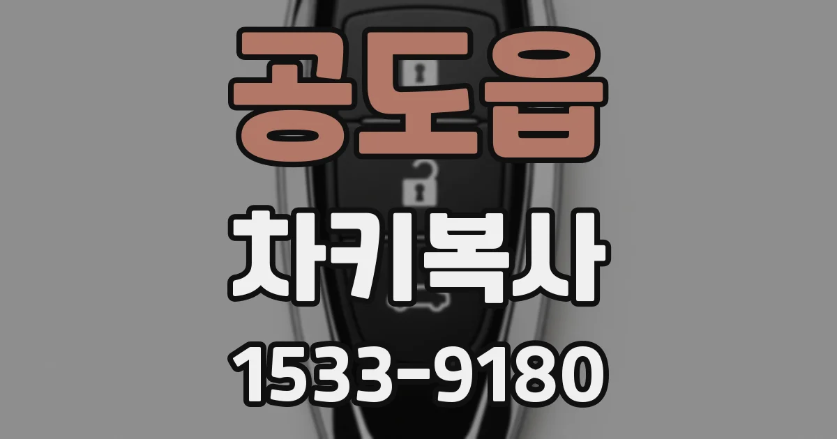 공도읍 차키복사