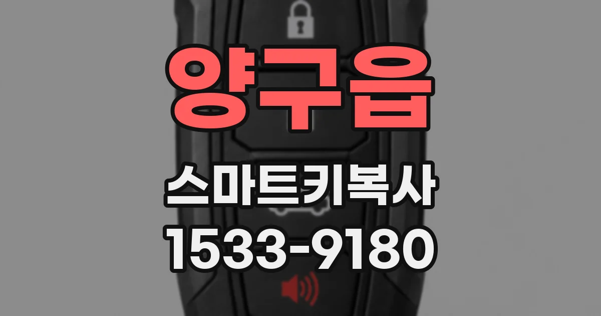 양구읍 스마트키복사