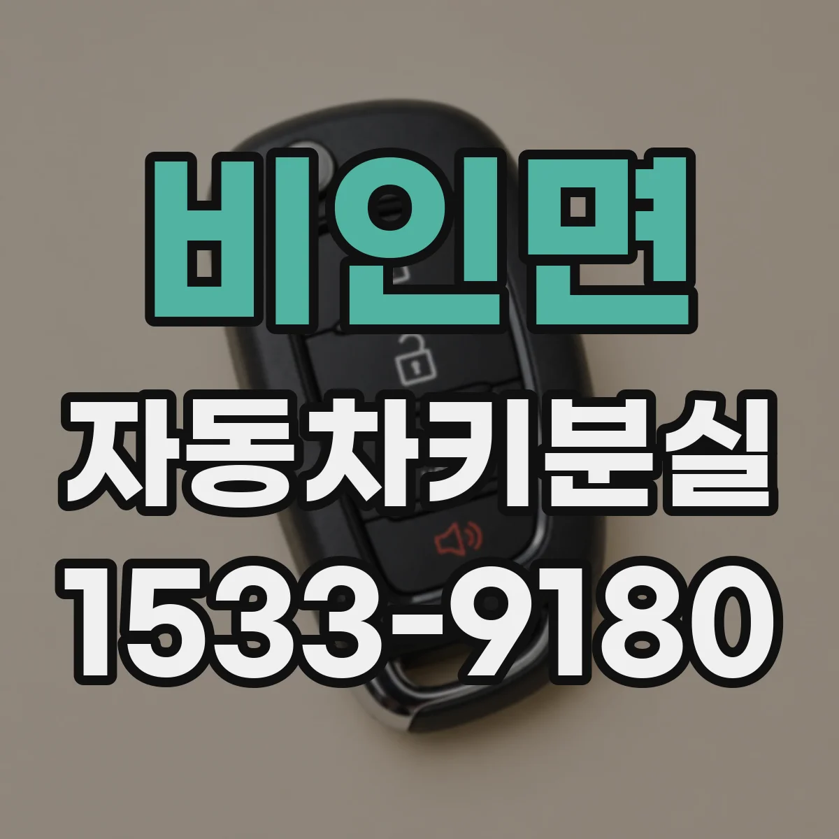 비인면 자동차키분실