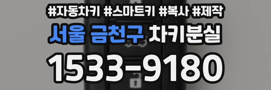 서울 금천구 차키분실