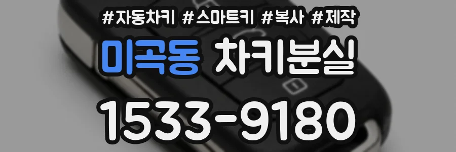 미곡동 차키분실