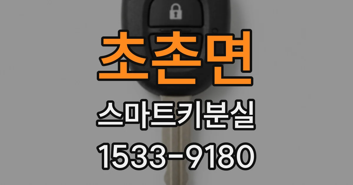 초촌면 스마트키분실