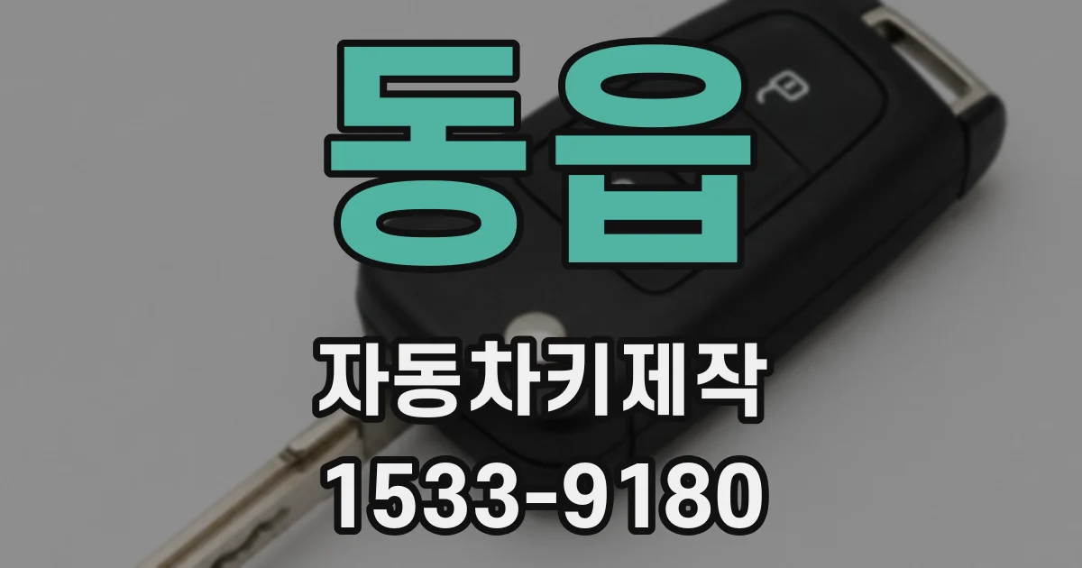 동읍 자동차키제작