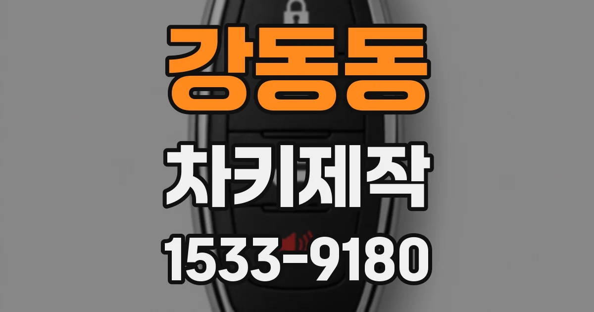 강동동 차키제작