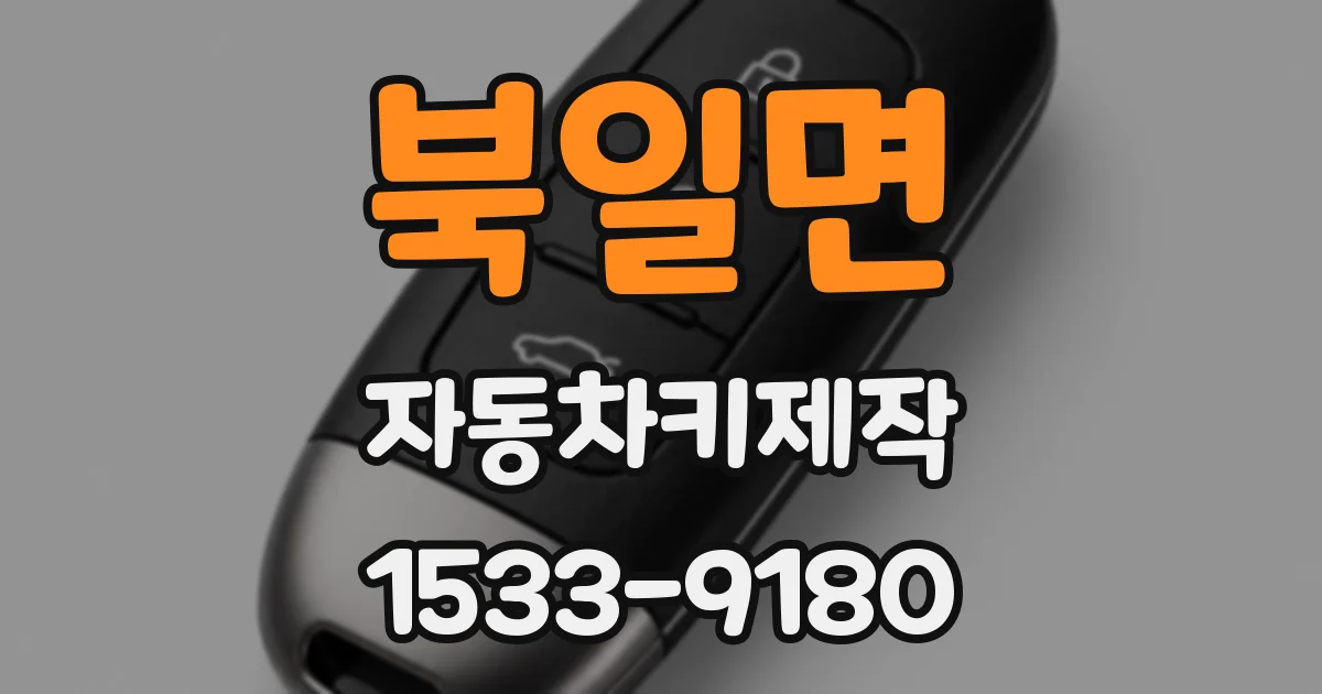 북일면 자동차키제작