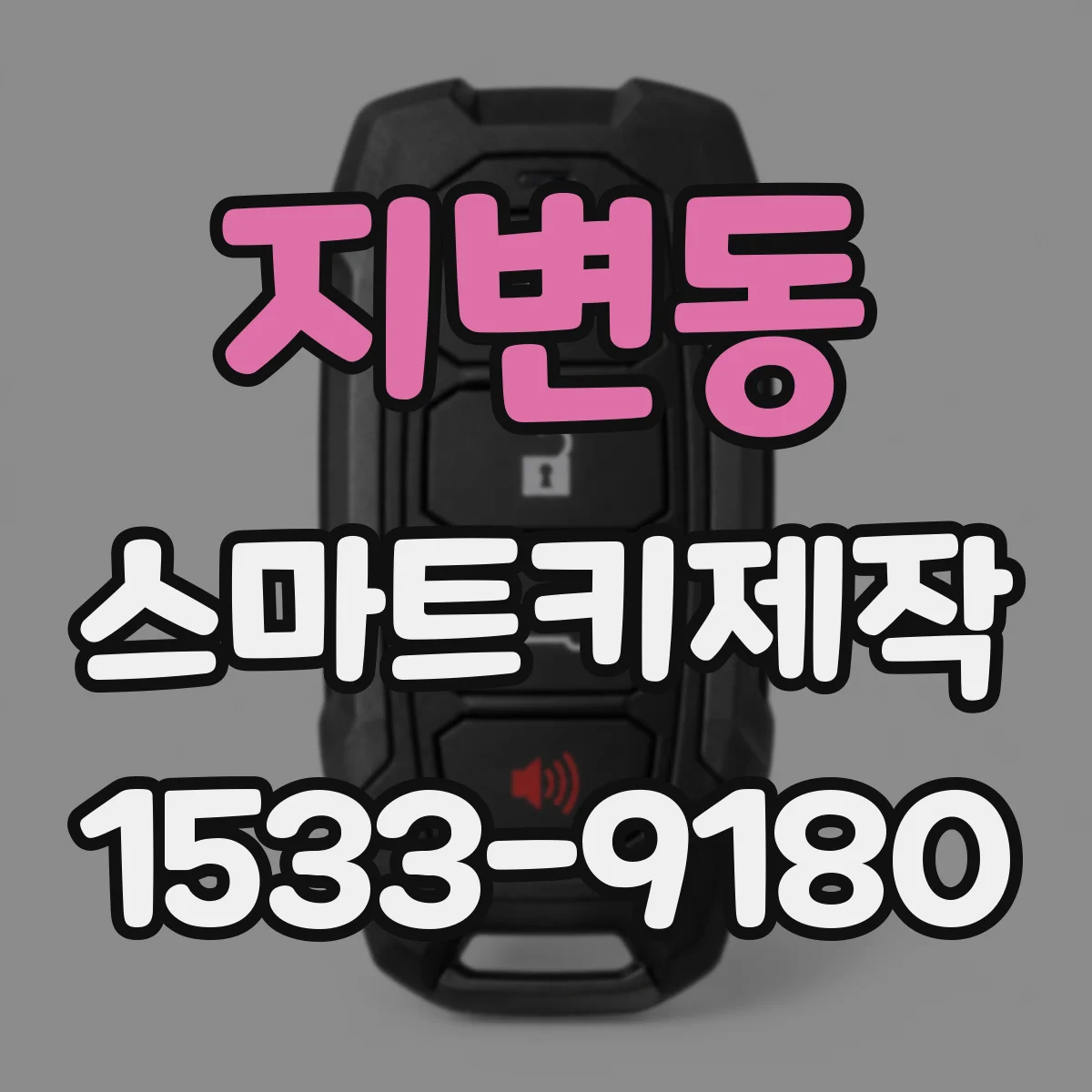 지변동 스마트키제작