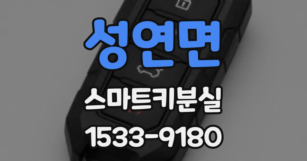 성연면 스마트키분실