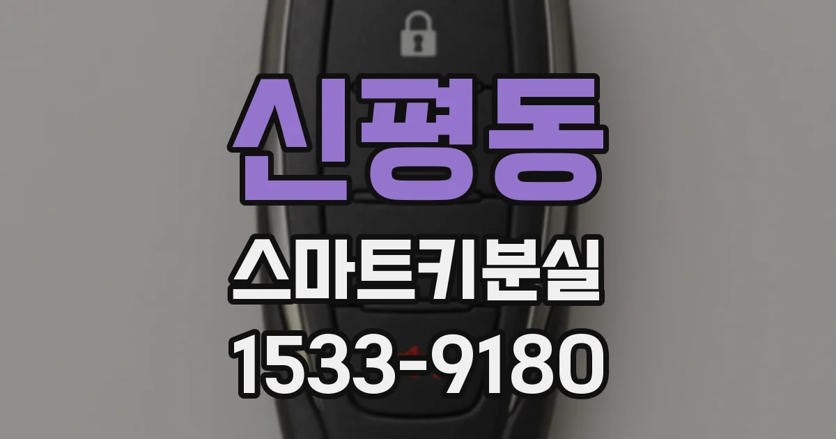신평동 스마트키분실