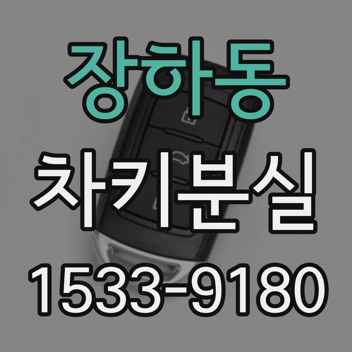 장하동 차키분실