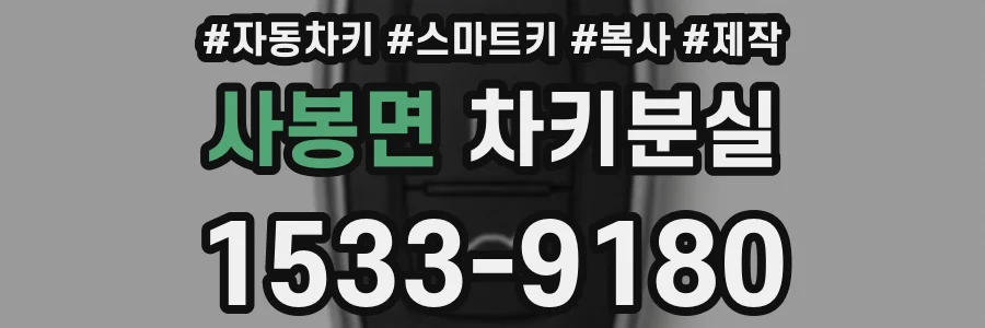 사봉면 차키분실