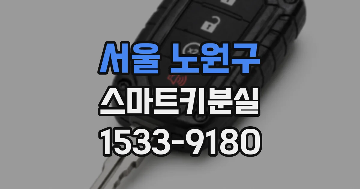 서울 노원구 스마트키분실