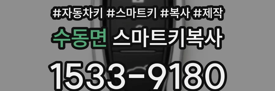 수동면 스마트키복사