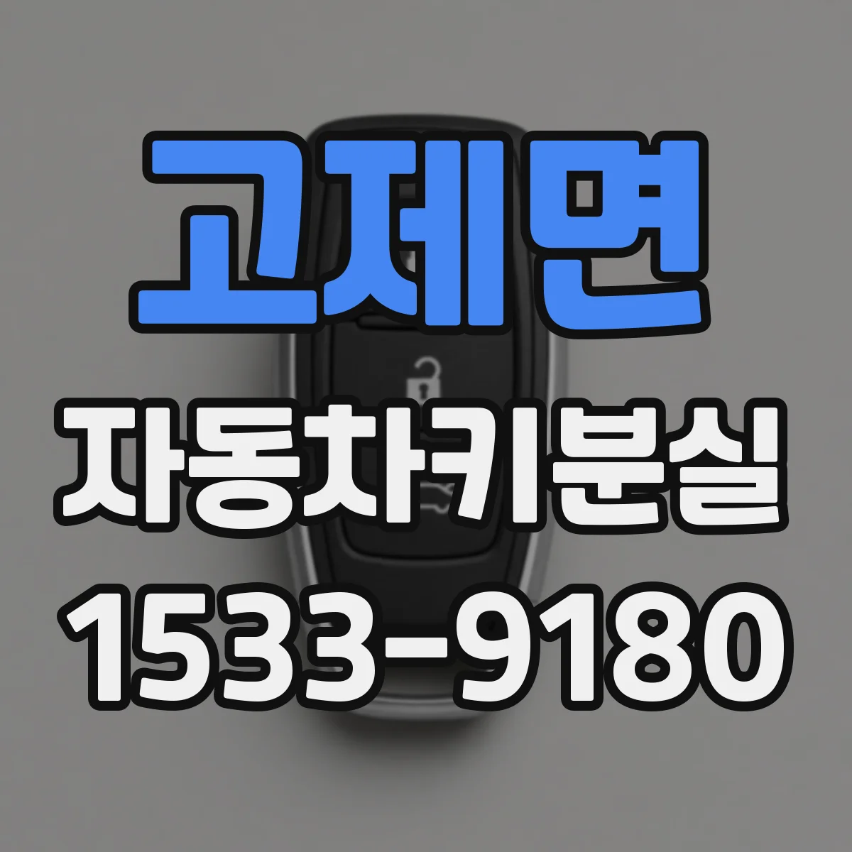 고제면 자동차키분실