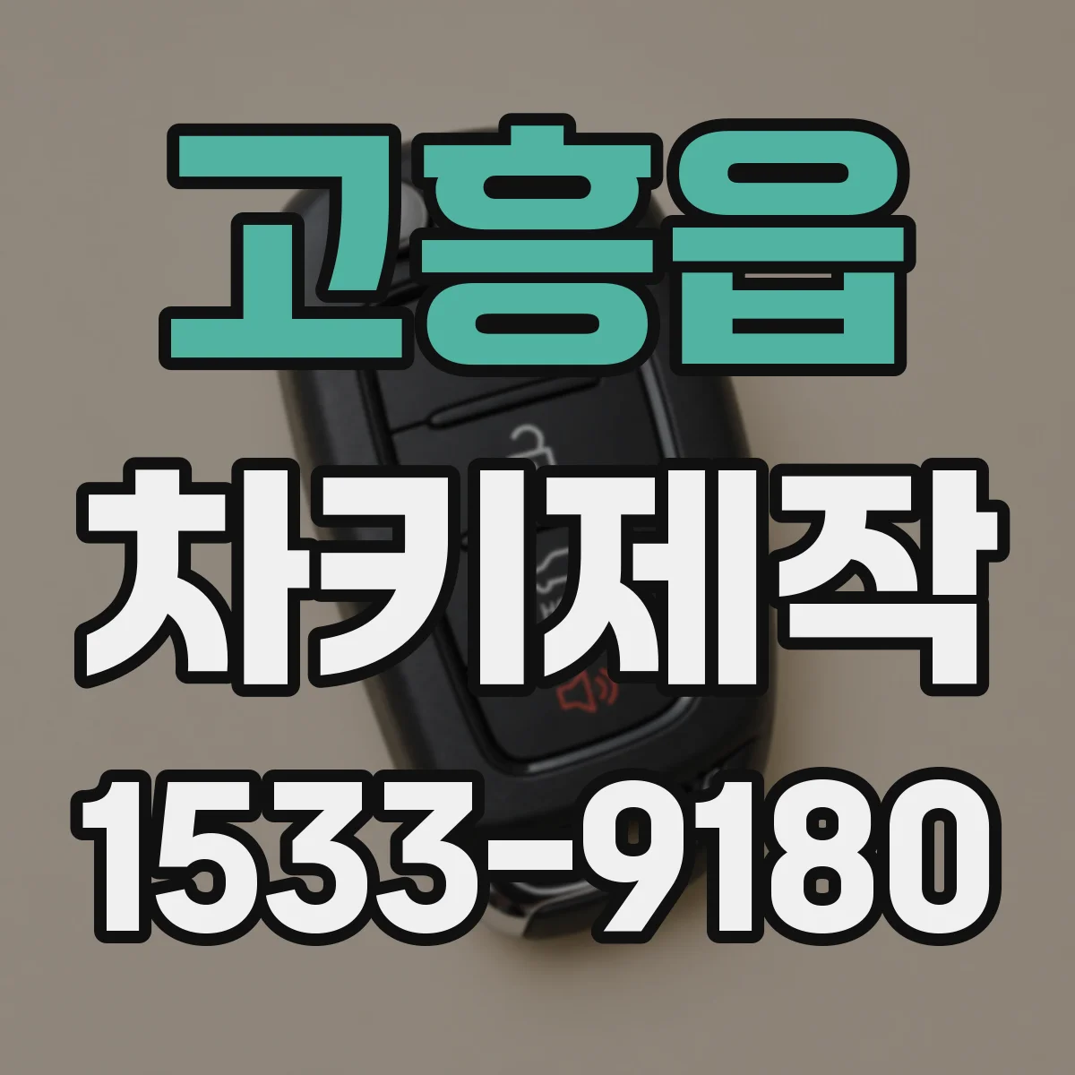 고흥읍 차키제작
