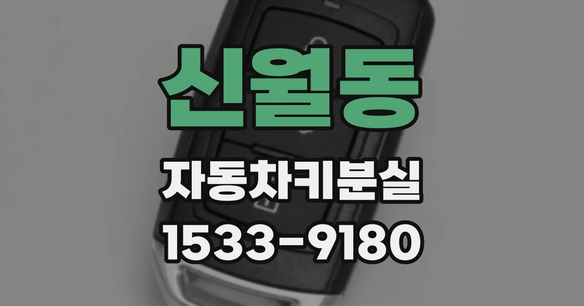 신월동 자동차키분실