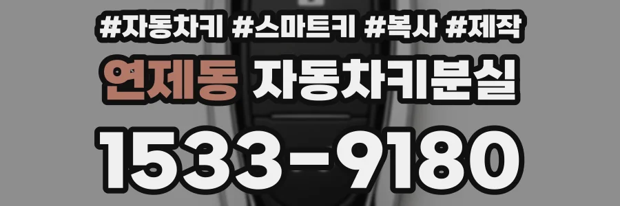 연제동 자동차키분실