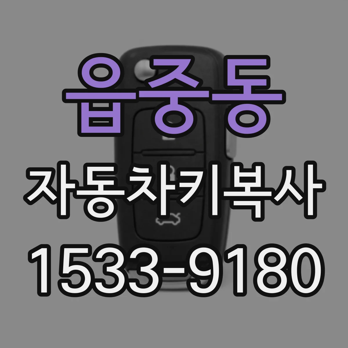 읍중동 자동차키복사