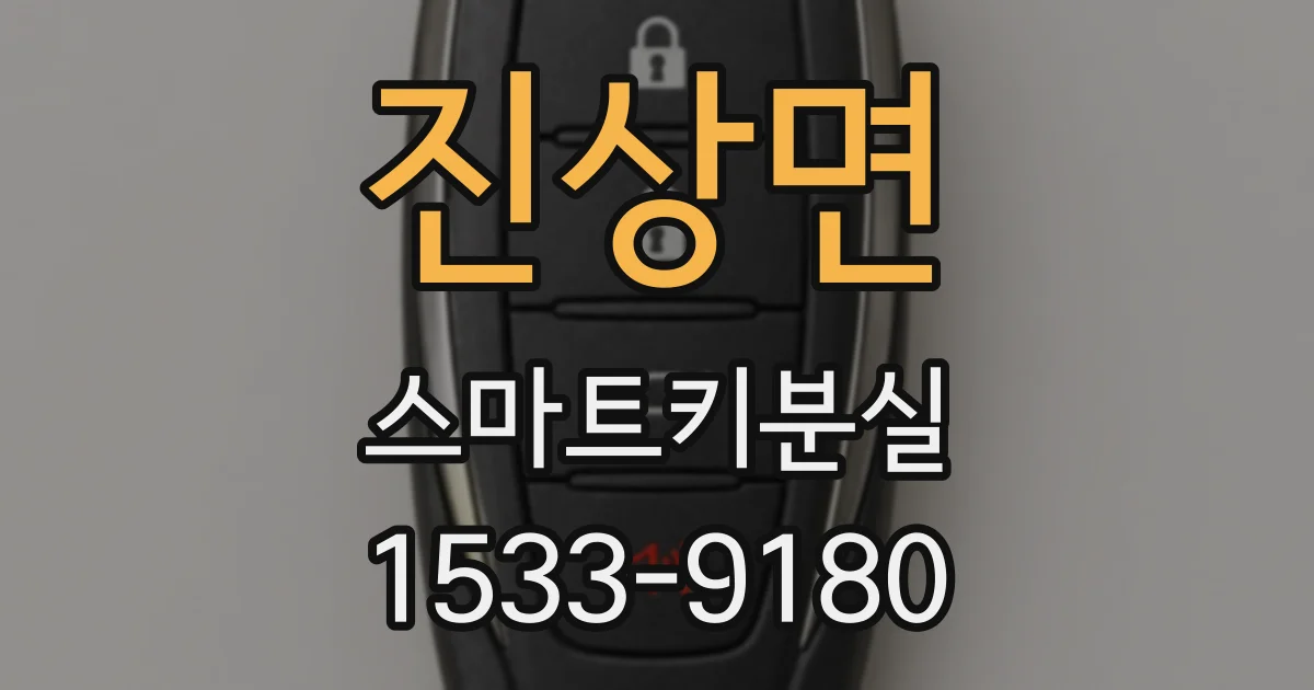 진상면 스마트키분실
