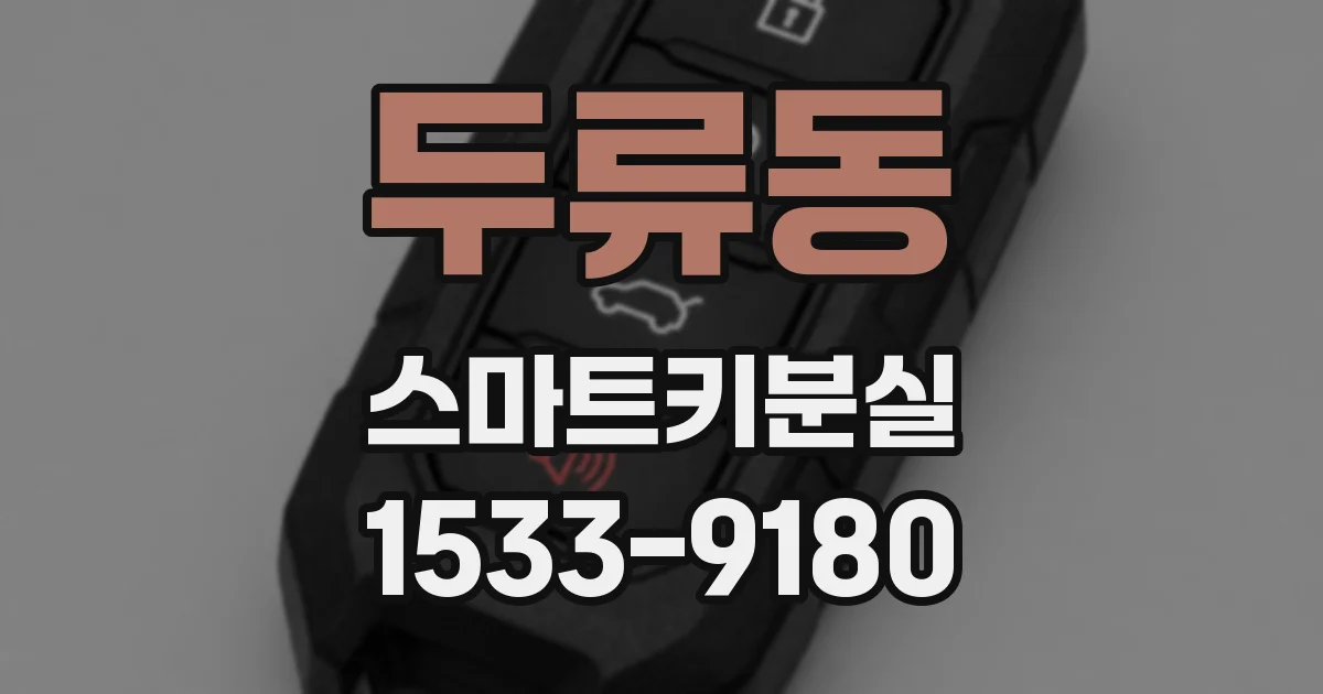 두류동 스마트키분실