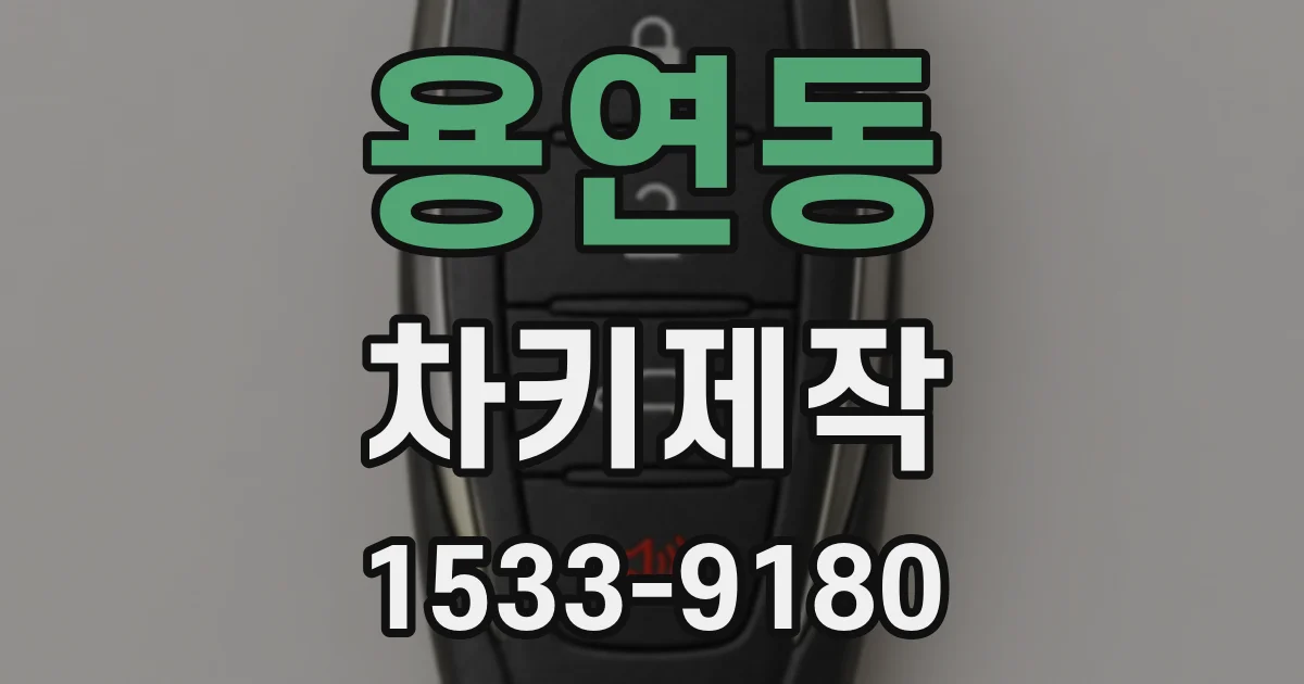 용연동 차키제작
