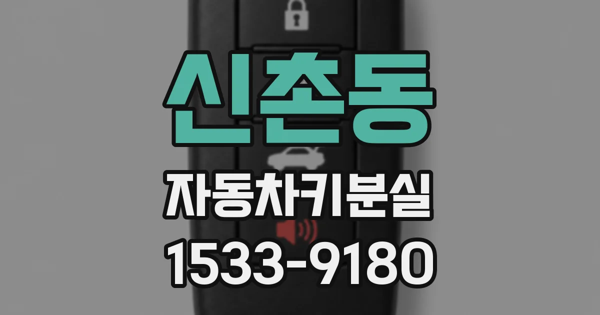 신촌동 자동차키분실