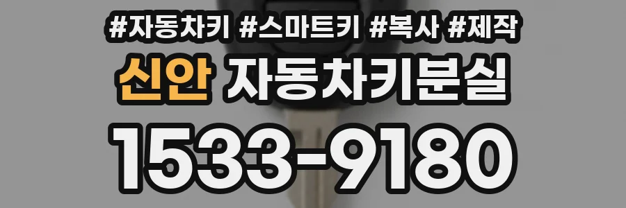 신안 자동차키분실