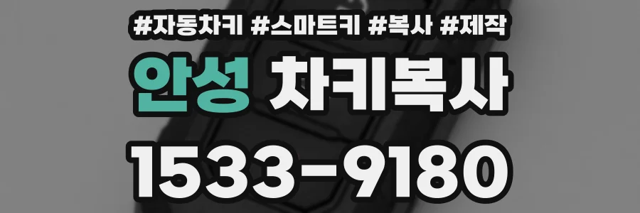 안성 차키복사
